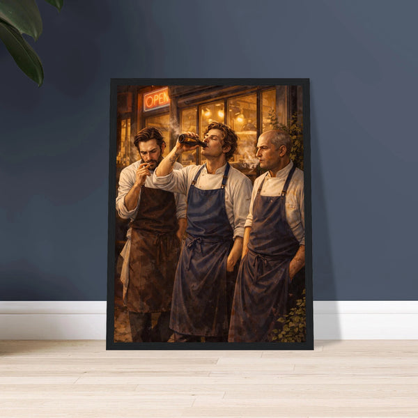 Chef Inspired Framed Poster – Premium Quality Wall Art Ready to Hang