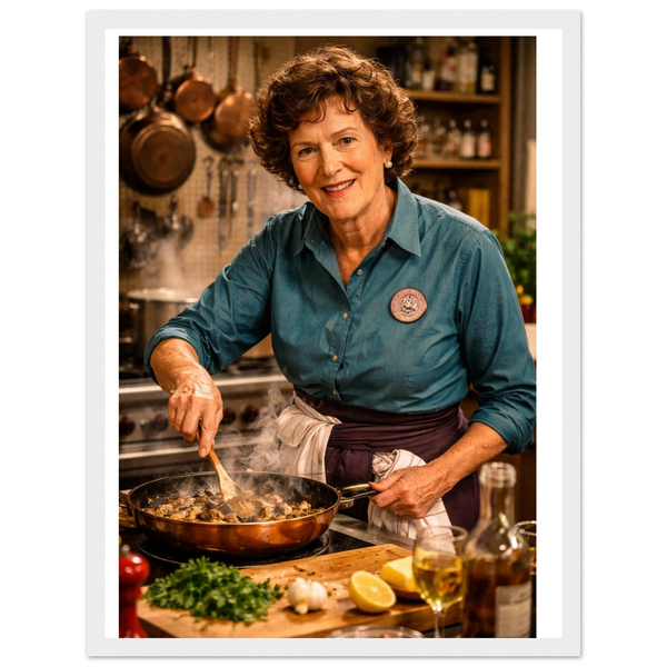 Julia - Premium Matte Paper Wooden Framed Poster